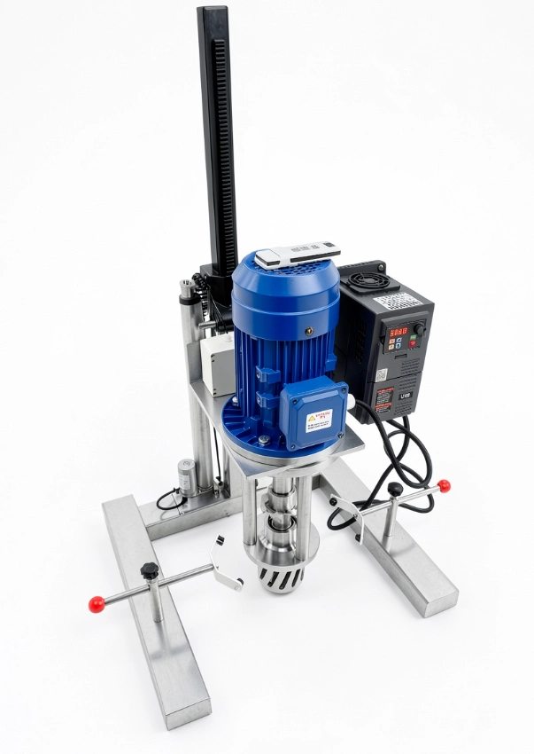 Yaku electric lifting high‑speed dispersing emulsifier, industrial lab homogenizer mixing machine