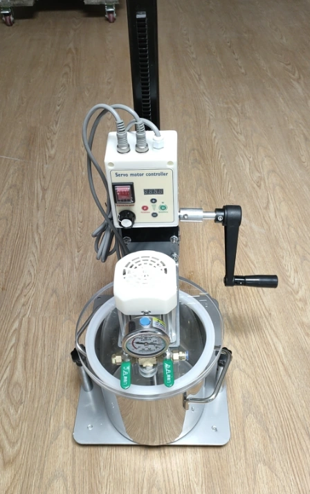 Adjusting blade disperser speed in a lab setting