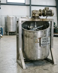 Industrial high speed disperser for sale brand new versus used stainless steel mixer