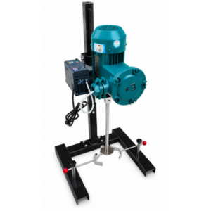 Yaku 1.1kW explosion‑proof high‑speed disperser with variable frequency drive and manual lifting stand
